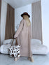 Knitted cardigan "NOBODY 7782" - DARK BEIGE